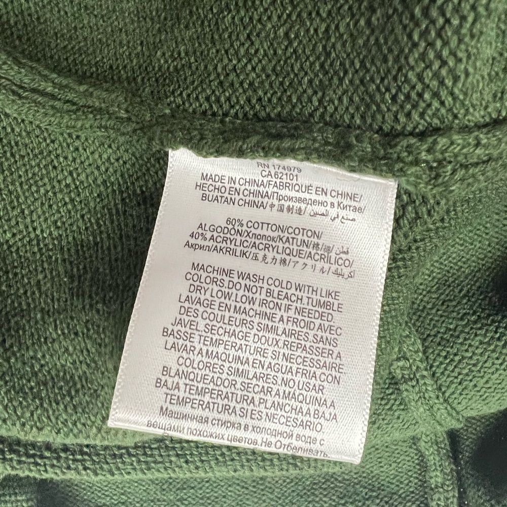 Bcbgmaxazria Olive Green V-Neck Roll Trim Pullover Sweater Size Small NWT - Picture 12 of 12